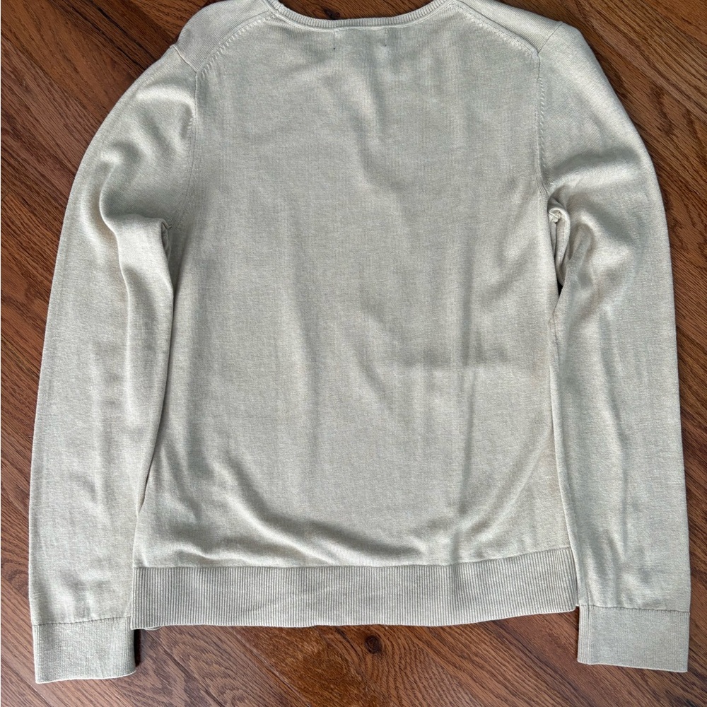 Banana Republic Factory Beige Crew Neck Sweater - Picture 3 of 7